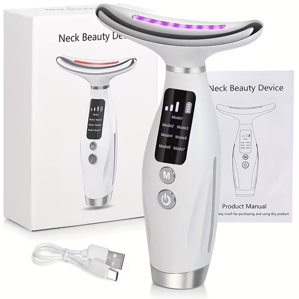 7 Mode Rechargeable Face and Neck Massager