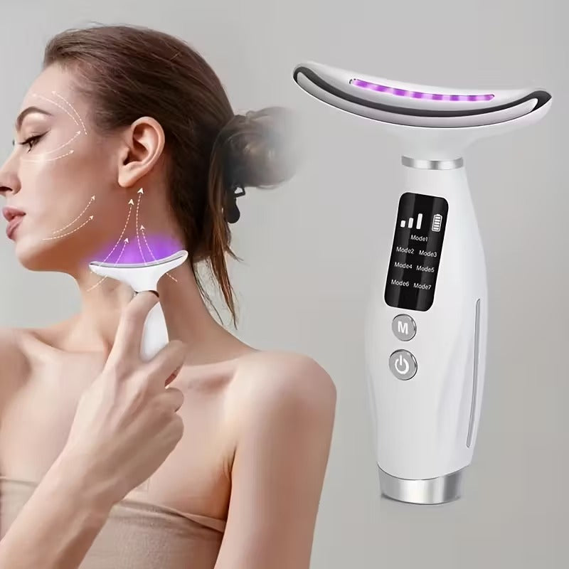 7 Mode Rechargeable Face and Neck Massager